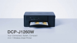 Brother DCP-J1260W: Einstiegs-Tintendrucker mit Papierkassette und Wlan.