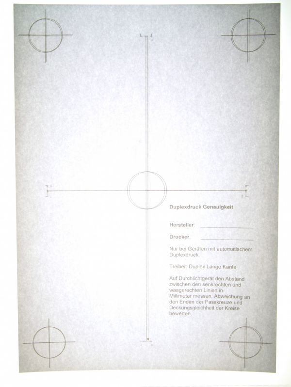 Brother DCP-J4120DW: Leicher Versatz von Vorder- und Rückseite.