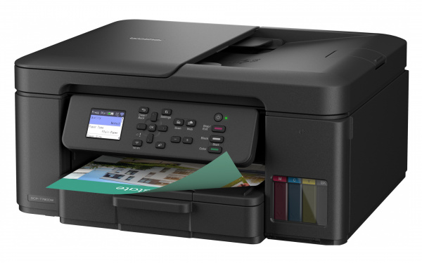 Brother DCP-T780DW - Teaser (Presse) links mit Blatt