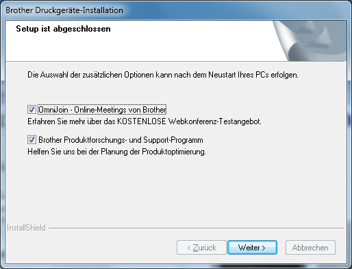 Brother MFC-9330CDW Screenshot Setup OmniJoin
