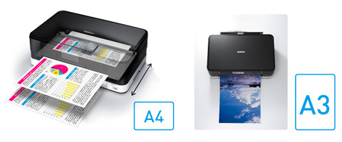 Brother MFC-J4510DW - A4 Quer / A3 Manueller Einzug (japanisches Bild)