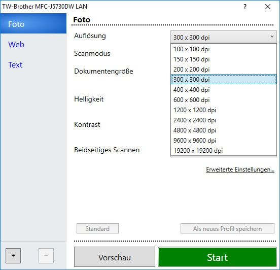Brother MFC-J5730DW Scanner Treiber 2