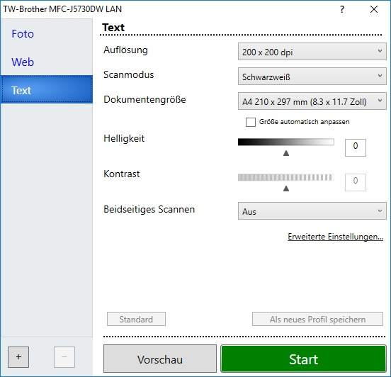 Brother MFC-J5730DW Scanner Treiber 4