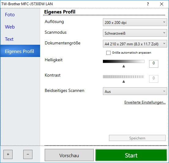 Brother MFC-J5730DW Scanner Treiber 5