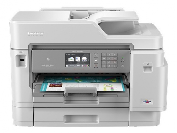 Brother MFC-J5945DW: Multifunktionsdrucker mit A3-Druck und A4-Scanner und Dual-Duplex-ADF.
