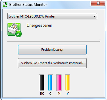 Brother MFC-L9550CDWT Screenshot Treiber 6 Statusmonitor