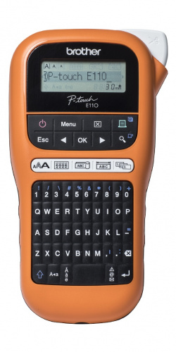Brother P-touch E110: Industrielles Beschriftungsgerät.