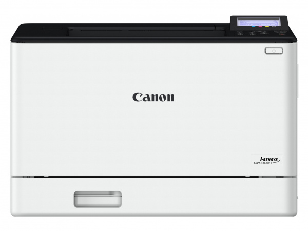Canon i-Sensys LBP673Cdw II: Gleiches Druckwerk wie die Multifunktionsgeräte, jedoch ohne Scanner und mit einfacherem Bedienpanel.