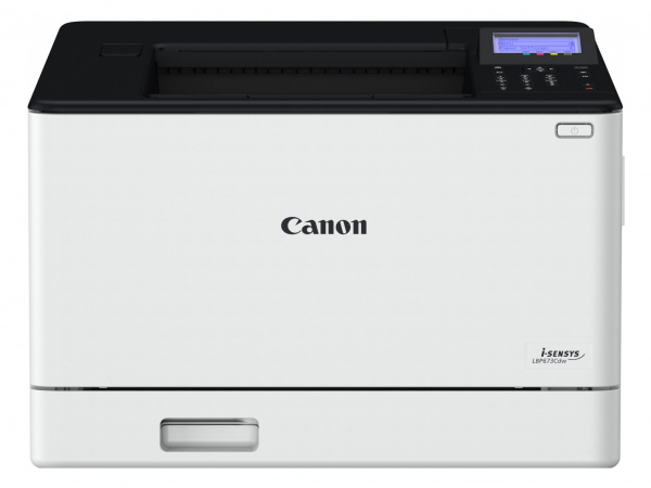 Canon i-Sensys LBP673Cdw: Gleiches Druckwerk wie die Multifunktionsgeräte, jedoch ohne Scanner und mit einfacherem Bedienpanel.