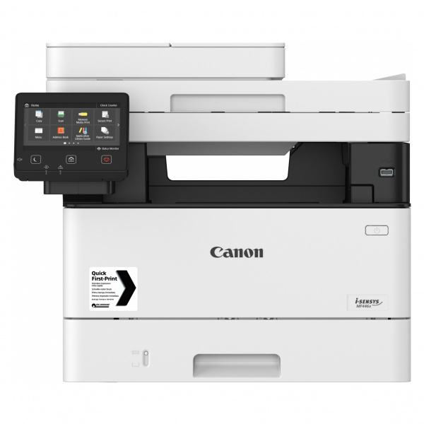 Canon i-Sensys MF446x: Mittelklasse-S/W-Multifunktionsmodell mit Uniflow aber ohne Fax.