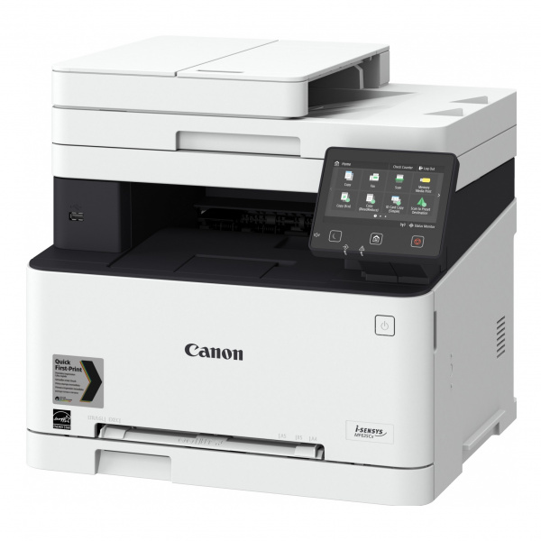 Canon i-Sensys MF635Cx: Mit Dual-Duplex-ADF und Fax, aber noch mit lediglich 150-Blatt-Kassette.