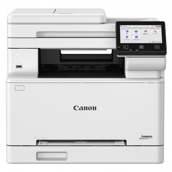 Canon i-Sensys MF667Cdw: Einstiegsklasse mit Fax und flinkerem Druckwerk. Erweiterungsmöglichkeiten gibt es weniger und die Folgekosten sind erwartungsgemäß hoch. Highlight ist der schnelle und vielseitige Scanner.