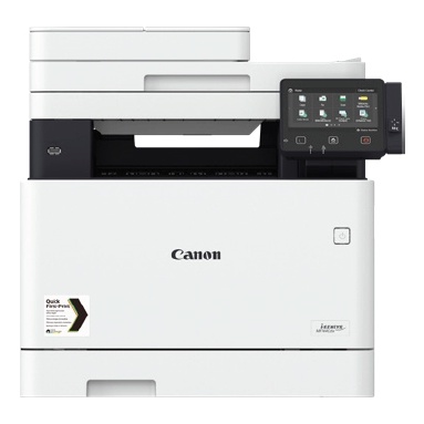 Canon i-Sensys MF744Cdw: Modell mit Fax und Dual-Duplex-ADF.
