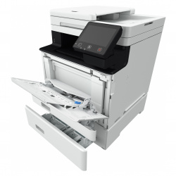 Canon i-Sensys MF750-II-Serie mit "PF-K1"-Zusatzkassette: Platz finden bis zu 850 Blatt Papier über alle drei Zuführungen.