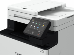 Canon i-Sensys MF750-Serie: Neigbares Display mit Touch-Bedienung.