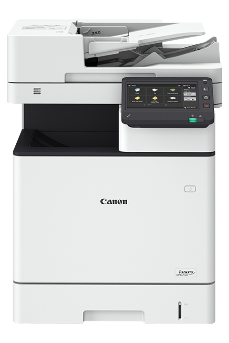 Canon i-Sensys MF832Cdw: Farblaser-Multifunktionsgerät mit einem 1.200-dpi-Druckwerk in Farbe, S/W, Simplex und Duplex. Scans über den ADF sind nochmals deutlich schneller.