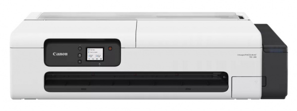 Imageprograf TC-20: Großformatdrucker für CAD- und Grafikanwendungen bis A1. Das Druckwerk ist weitgehend identisch mit der der A4-Maxify-Bürodrucker-Serie.