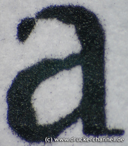 Textdruck Schnelldruck: Selbst beim Schnelldruck noch sehr gute Qualität.