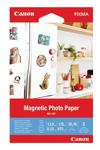 Canon Magnetic Photo Paper (MG-101): Magnetisches Fotopapier.