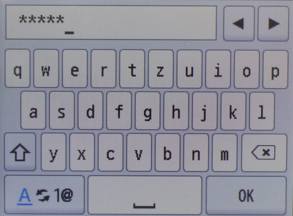 Tastatur: QWERTZ, statt vereinfachter Darstellung.