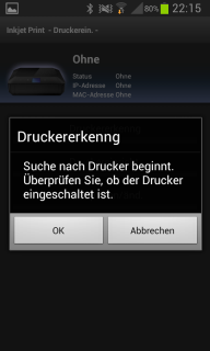Canon Maxify iB4050 - Maxify Printing Solutions App - Druckererkennung