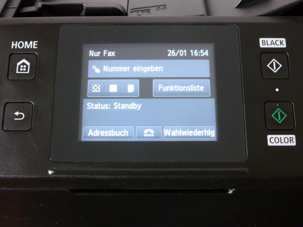 Fax: Der Canon Maxify MB5150 bietet eine Faxfunktion...