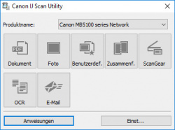 Canon IJ Utility: Das kleine Programm bietet auch eine OCR-Funktion.