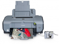 Canon Pixma iP3300: Einfacher Drucker mit einzelnen Farbpatronen.