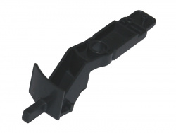 Papierstärkewahlhebel: Versperrt den Zugriff auf die zwei Schwämmchen.