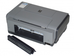 Pixma iP3300: Take away cover to eliminate paper jam.