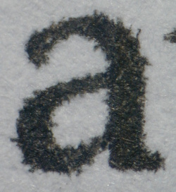 Canon Pixma iP3300: Text Normaldruck.