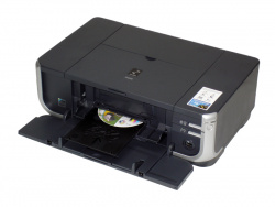 CD-Druck: Geeignete Rohlinge bedruckt der iP4300 schnell und gut.