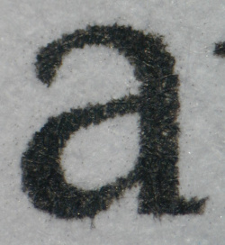 Canon Pixma iP4300: Text in bester Qualität.