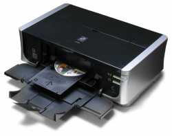 CD-Druck: Geeignete Rohlinge bedruckt der iP4500 schnell und gut.