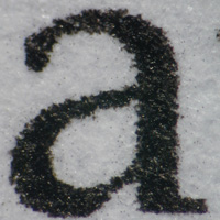 Canon PIXMA iP5000 - Text Qualität