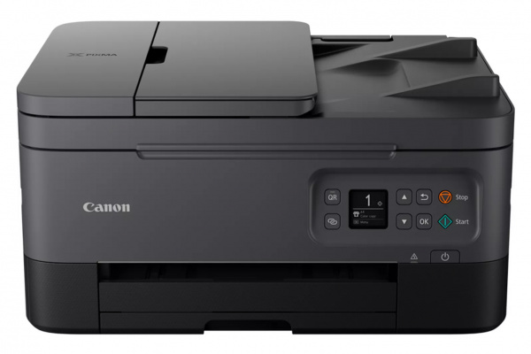 Canon Pixma TS7450i: Topmodell für das Tintenabo. Ein kompakter Drucker mit Kassette, manueller Zuführung, Duplexdruck und Simplex-ADF. DC-Testurteil "gut".