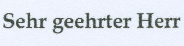 Canon Pixma TS7550i: »Normalqualität, Kopie« - Kopiertempo 12 Sekunden.
