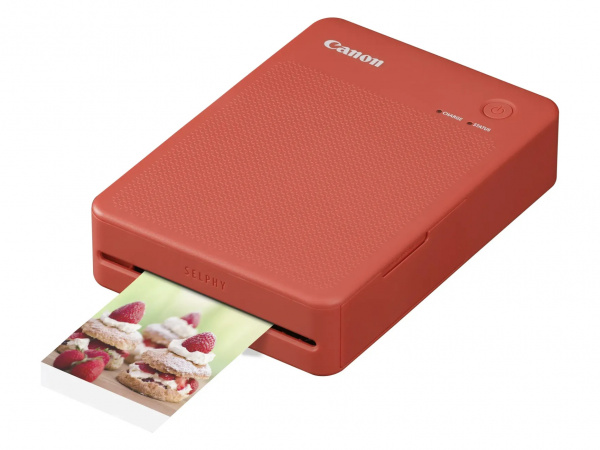 Canon Selphy Square QX20: In der Farbversion Terrakotta-Rot (RD).