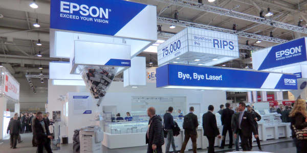 Bye, Bye Laser: Epson baut seine Tintendrucker-Linie für das Business stark aus.