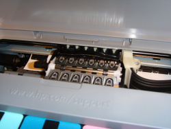 Der Druckkopf des D6160.