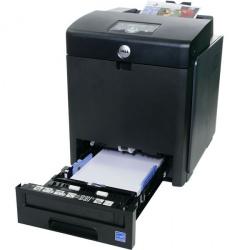 Papierzufuhr: Die Kassette unter dem Drucker nimmt 250 Blatt auf,...