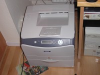 Der Epson an seinem Arbeitsplatz