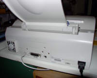 Drucker hinten