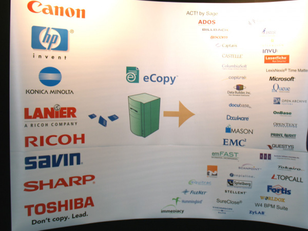 Ecopy: Mittler zwischen Scanner und Firmenplattformen.