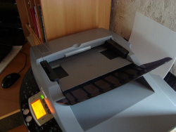 Der automatische Papiereinzug des Scanners