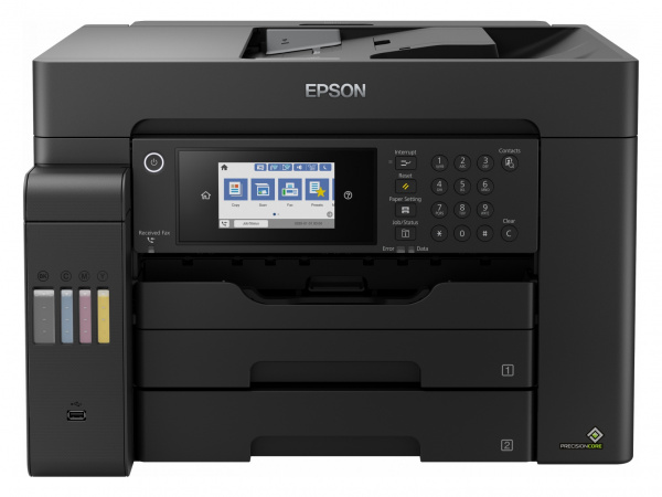Epson Ecotank ET-16600 und ET-16650: Business-A3-Tintentankdrucker. Der ET-16600 ist im Farbtempo etwas langsamer.