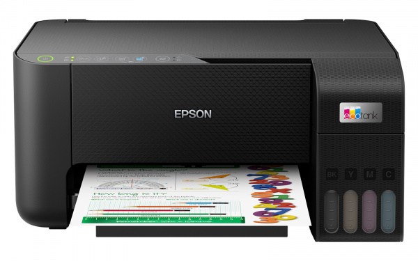 Epson Ecotank ET-2810: Einfachste Multifunktionsversion ohne Display und ohne Airprint.