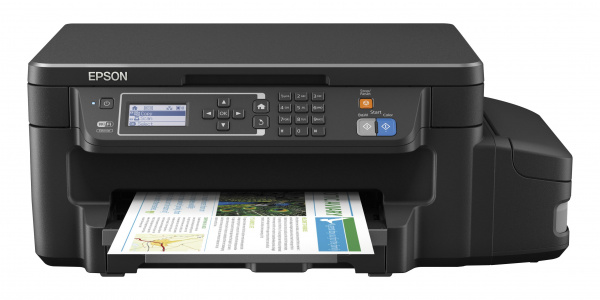Epson Ecotank ET-3600: Der Neuling entspricht weitgehend dem ET-4550, jedoch fehlen Fax und Dokumenteneinzug. Im Gegensatz zu den meisten anderen Epson-Ecotank-Druckern kommt der ET-3600 (wie auch der ET-4550) mit pigmentierter Schwarztinte.