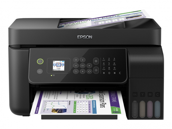 Epson Ecotank ET-4700: Günstiger Tintentank-Drucker mit Fax & ADF jedoch ohne Duplexdruck und nur mit Dye-Tinte.