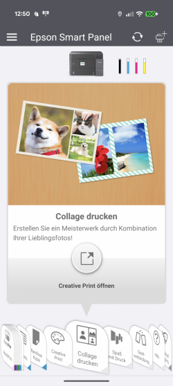Collage Drucken: Drucken von mehreren Fotos auf einer Seite.